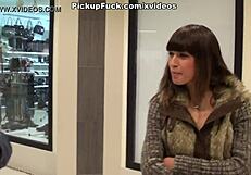 Brown cutie goes wild sucking cocks in public mall adventure. It’s unreal!