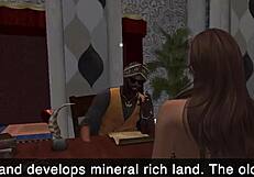 Wow! Barkai Battles Lady America in Orgasmic Cosplay Sex Show!