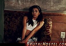 Poor Little Latina Teen Gina Endures Extreme Metal Bondage And BDSM Creampie