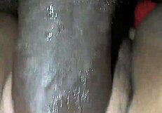 Ebony Guy Fucks Hot Mulata in Interracial Creampie