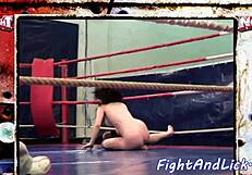 European Teens Wrestle With Nice Asses!