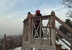 Blonde Gets Fucked Outdoors