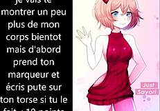 Anime sex with a dominant DDLG and CBT for extra pleasure