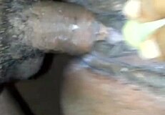 Squirting HARD Waterfall Everywhere from Juicy Ebony Pussy