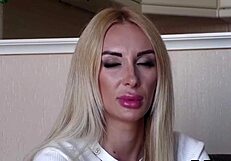 The Blonde Auditions For Porn Actress Role, Showing Her Big Tits And Ass