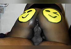 Shemale beauty wants her lunch break cowgirl ride to a monster cock
