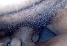 Homemade fucking unfolds as black amateurs narrate their intense sexual session