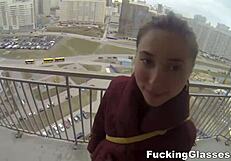 Fucking Glasses - Squirrel Predicts Hot Anal Action with Ananta Shakti in Teen Porn