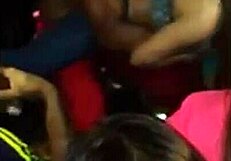 Venezuelan stripper performs sexy rumba with oral