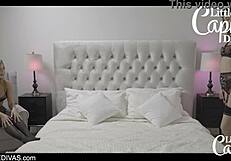 Caprice Divas Wonder Woman Agatha Vega & Petite Caprice Rip Clothes for Squirting