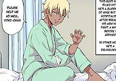 In the hospital, the nurse stepmother gives anal to the patient during extra shifts.