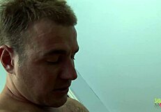 Three girls taste three some with a big dick and cumshot