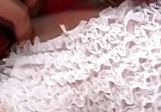 Busty young woman in lingerie