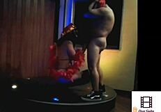 friend's live show at swinger party. peruvian group joins.