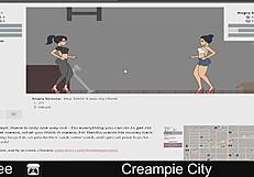 want to see a hot creampie in the city?