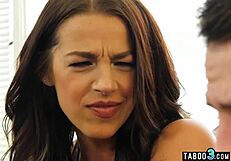 inked teen 18+ EVELIN STONE desperately wants her STEPBROS BIG DICK