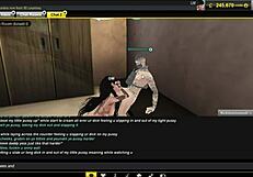 Teen girl experiences first time creampie with young cock