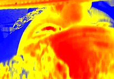 Thermal Sloppy Blowjob With Cumshot In Homemade Interracial BBW POV