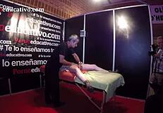Erotic massage session with sex coach ana marco
