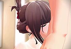 Perfect Anime Housewife Blowjob and Fucking in 3D Cartoon