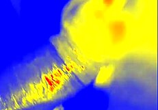 Thermal Sloppy Blowjob With Cumshot In Homemade Interracial BBW POV