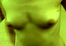 Excited young adult performance