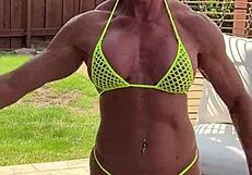i wanna flash my shaved pussy and ass in this tiny bikini