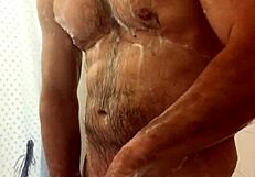 i'm enjoying a bath in the shower