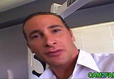 another blonde bitch in a monster bbc gangbang 😈