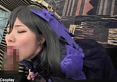 Watch cute Japanese idol Ringo Fujii rock sexy cosplay in steamy action! Sample included.