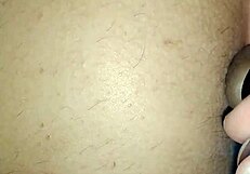 Homemade close up anal plug in lover's ass amateurs