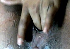 Watch It Squirt From Nasty Ebony Masturbation With Toys!