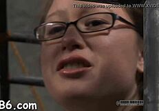 Hardcore blowjob scene with intense action