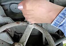 Intimate webcam session with amateur fetish