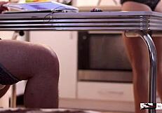 Quick amateur homemade fuck before dinner