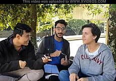 Sexy Asian Group Mixes Japanese and European in Stockings