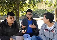 Sexy Asian Group Mixes Japanese and European in Stockings