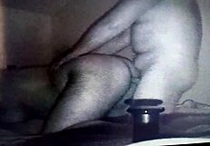 Puszysta gives ass from behind and cum on ass