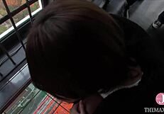 she chatted with me while making sizzling sounds and i got excited with her pretty technique