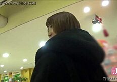 she chatted with me while making sizzling sounds and i got excited with her pretty technique