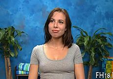 that cute 18 year old beauty is getting drilled so hard