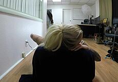 Jojo, the sexy blonde, in pov casting interview number four