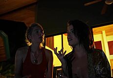 British blonde uses her grown-up motion picture key to a super sexy masturbating scene with stimulating fingering