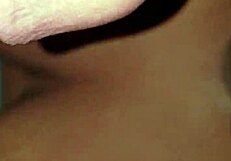 Teen girl facials and jizz covered face in the interracial sex scene with a spot of pov blowjob