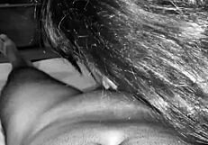 hot babe loves sucking cock in mouth