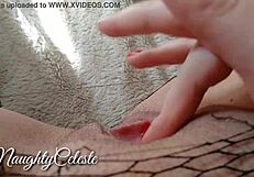 Session with a teen amateur which is wet and wild
