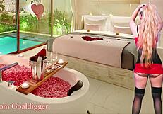 chastity queen in financial domination session