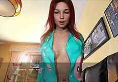 damn, those big tits on the redhead in 3d are huge...