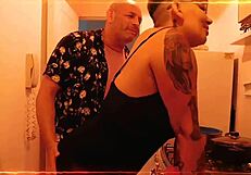 Slut Wife Assfucked in Kitchen