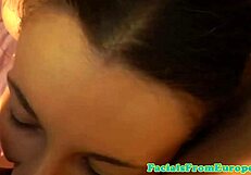 European Cum-Loving Sluts Intensely Suck Cock In POV Facial